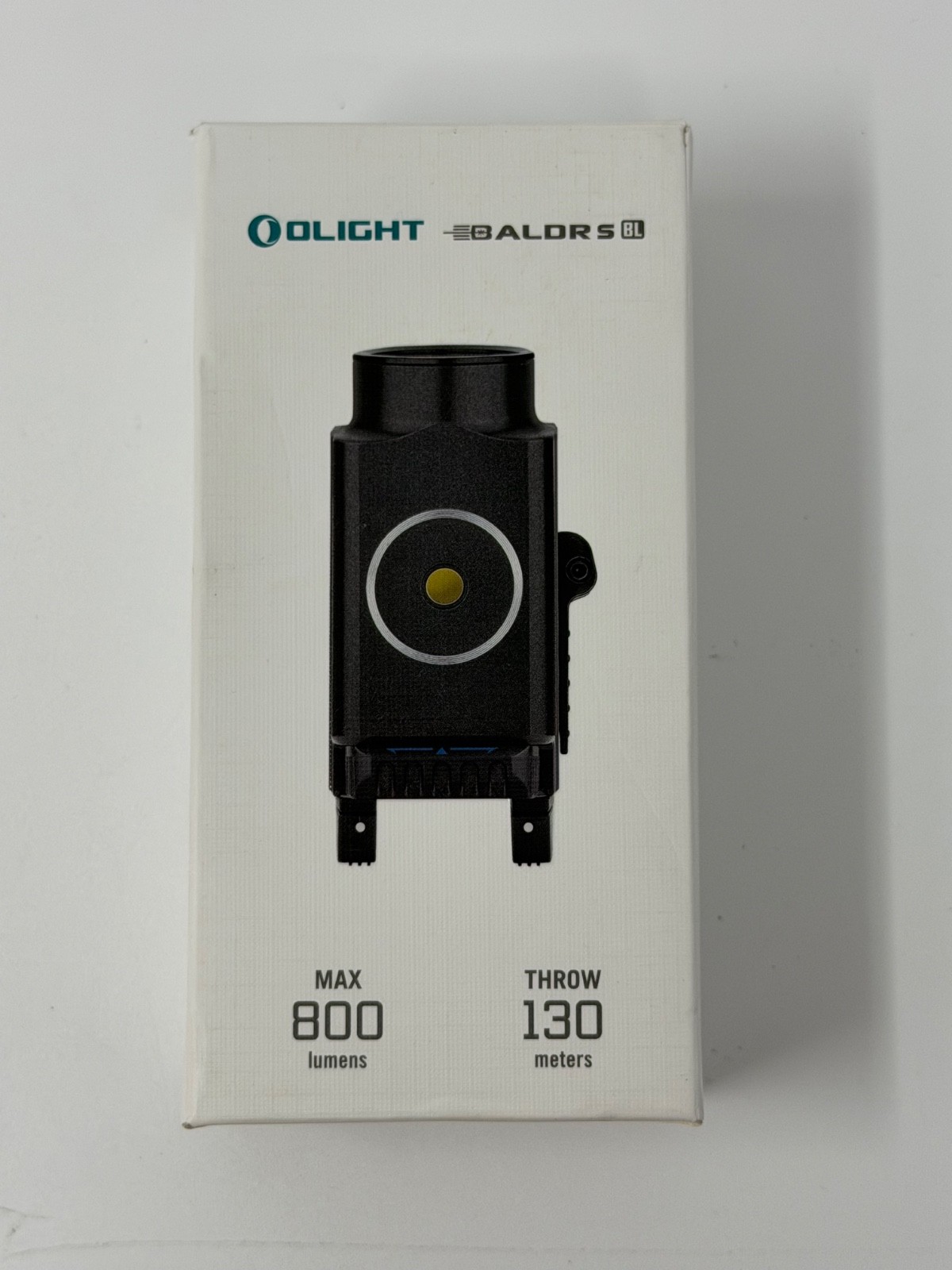 Olight Baldr S Rechargeable 800 Lumen Tactical Weapon Light, Blue Laser,GL/Pica