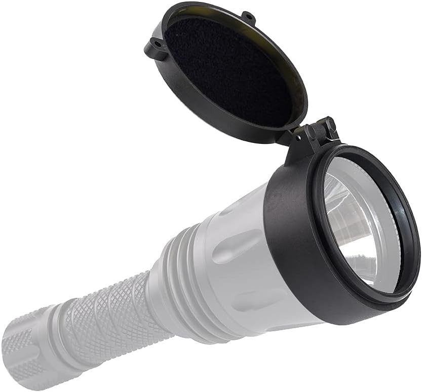 LP25 Flashlight Lens Protector – Safeguard Your Gear with Matte Black Silicone