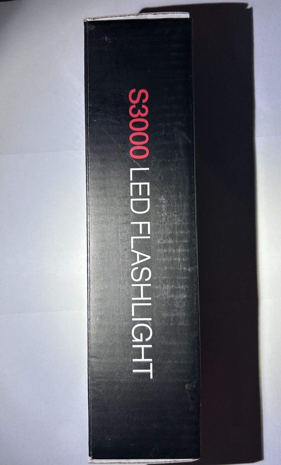 WdtPro High-Powered LED Flashlight S3000, Super Bright 1 PACK, Black
