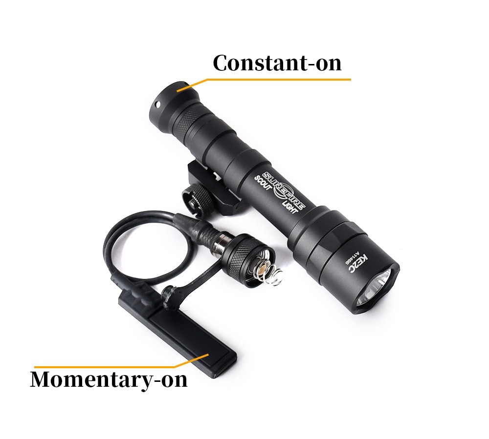 SureFir M300C Mini Scout Light M600U Tactical Flashlight Aluminum LED M600 Lamp