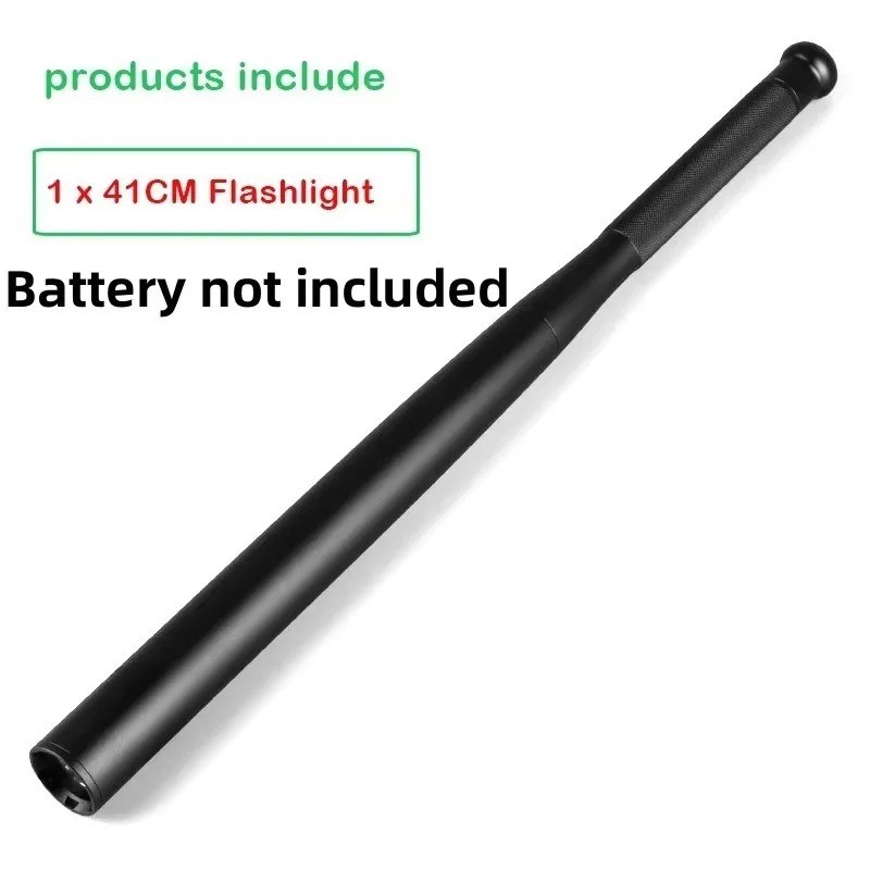 Heavy Duty LED Flashlight Long Tactical Torch Super Bright Waterproof Aluminum