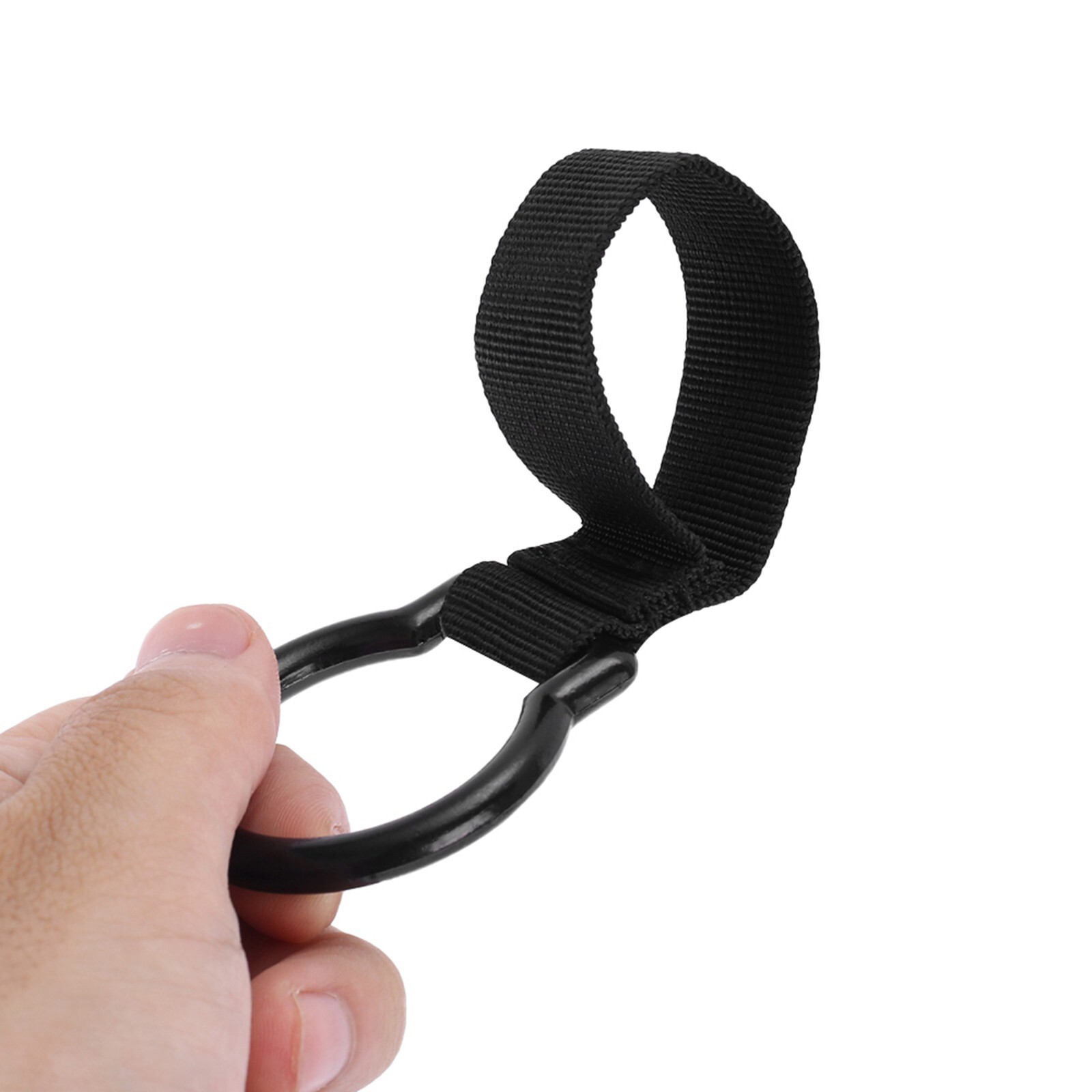 US Tactical Nylon Flashlight Ring Holder for Duty Belt, Slide-ON Style Outdoors