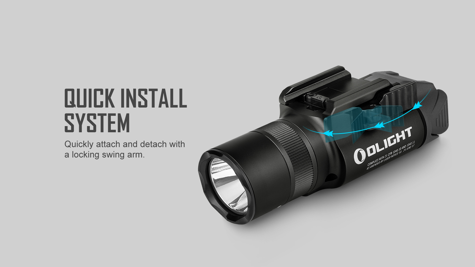 Olight Baldr Pro R Desert Tan 1350 Lumen Rechargeable Flashlight with Green Beam