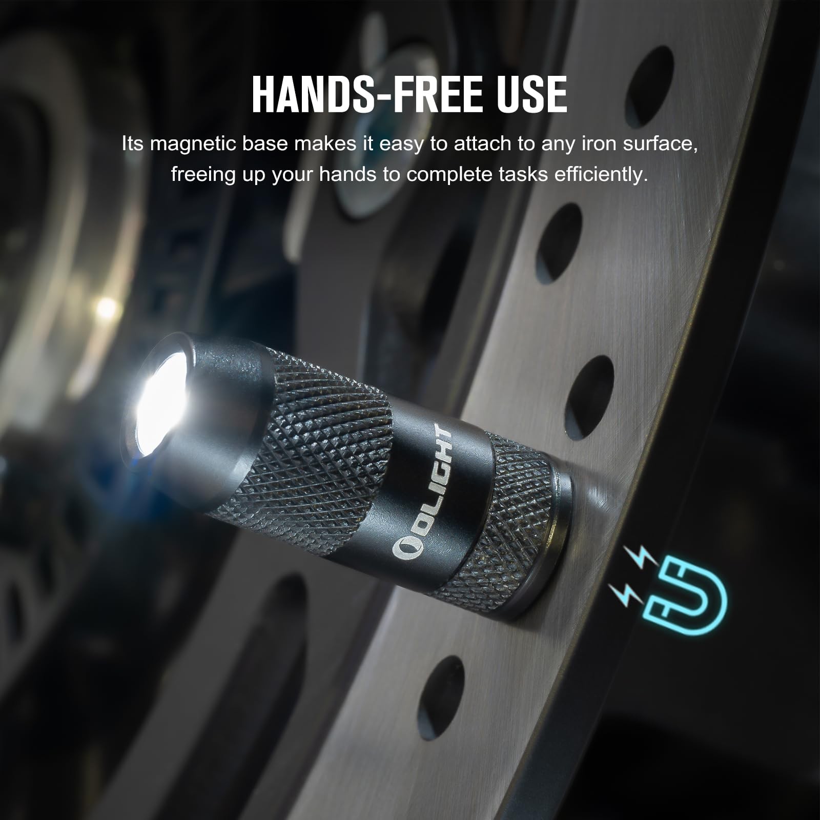 OLIGHT IMINI 2 EDC Rechargeable Keychain Flashlight, 50 Lumens 1 Pack, Black