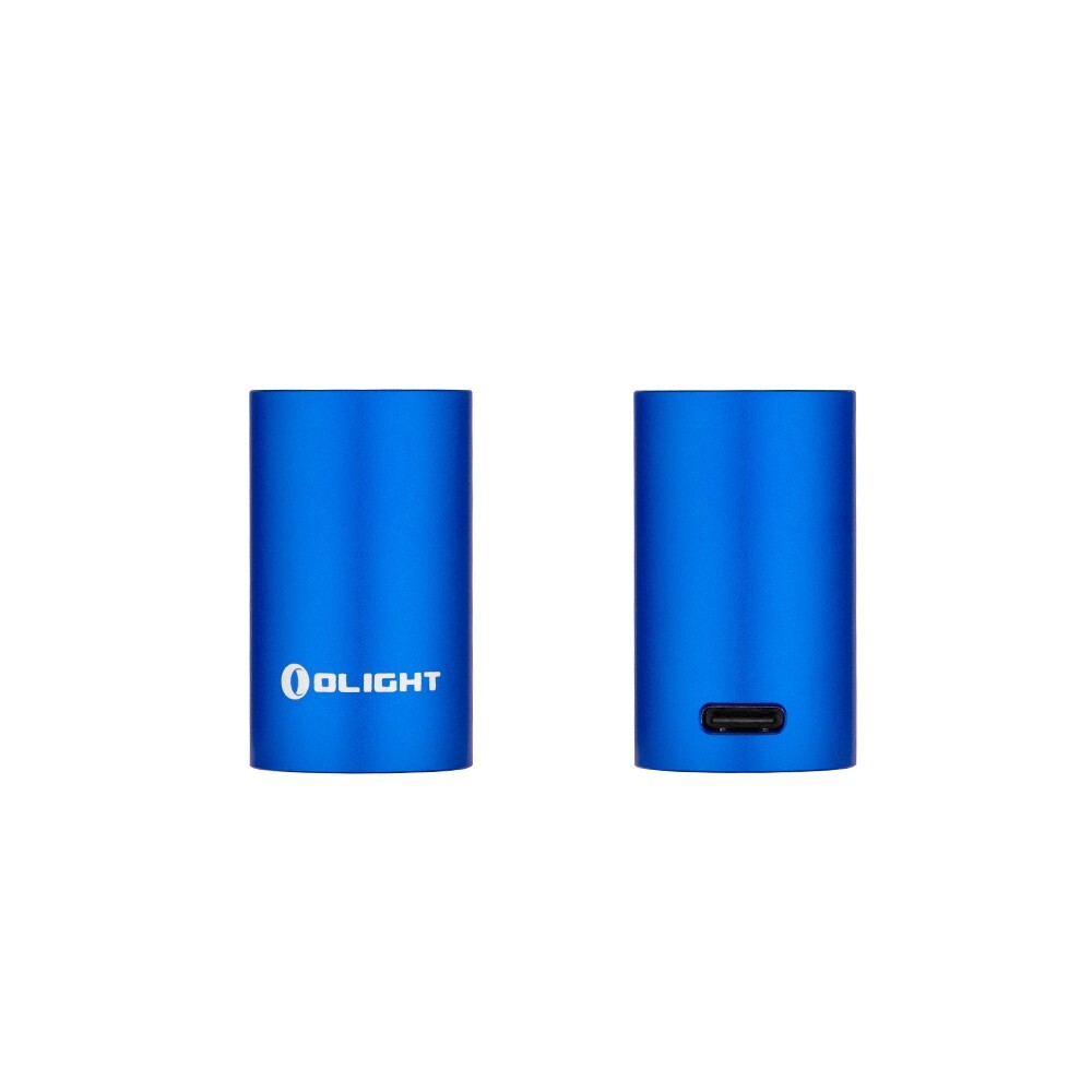 Olight Open Glow Blue Rechargeable Penlight, LED/Green Laser, 120 Lu, 2 Refills