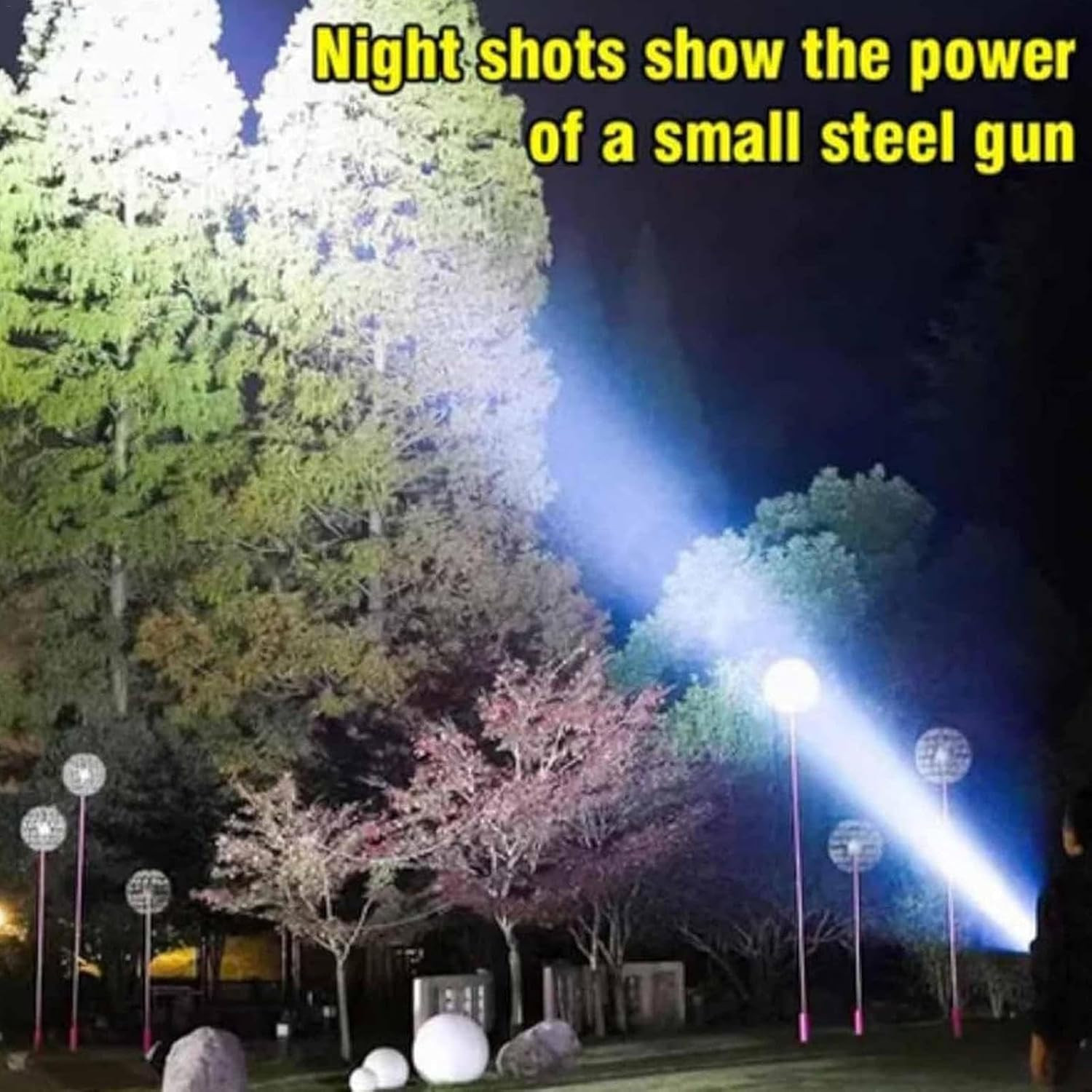 3PCS Three-Eyed Mini Flashlight Flash Super Power Waterproof Outdoor Travel