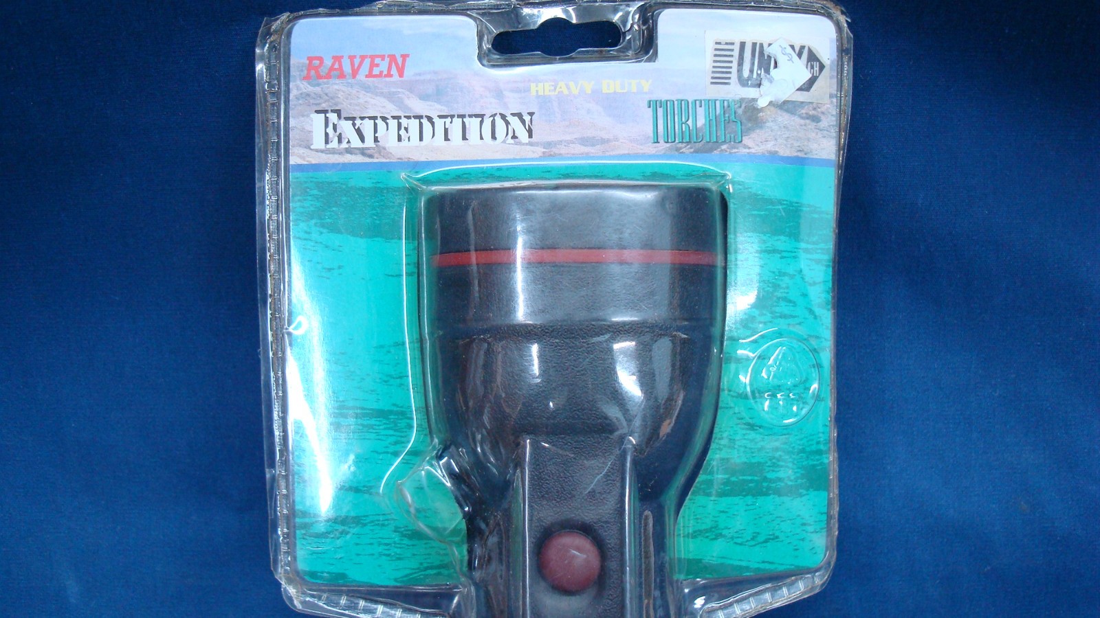 UNEX Raven Krypton Bulb Rubber Coated Flashlight 2XD Weatherproof