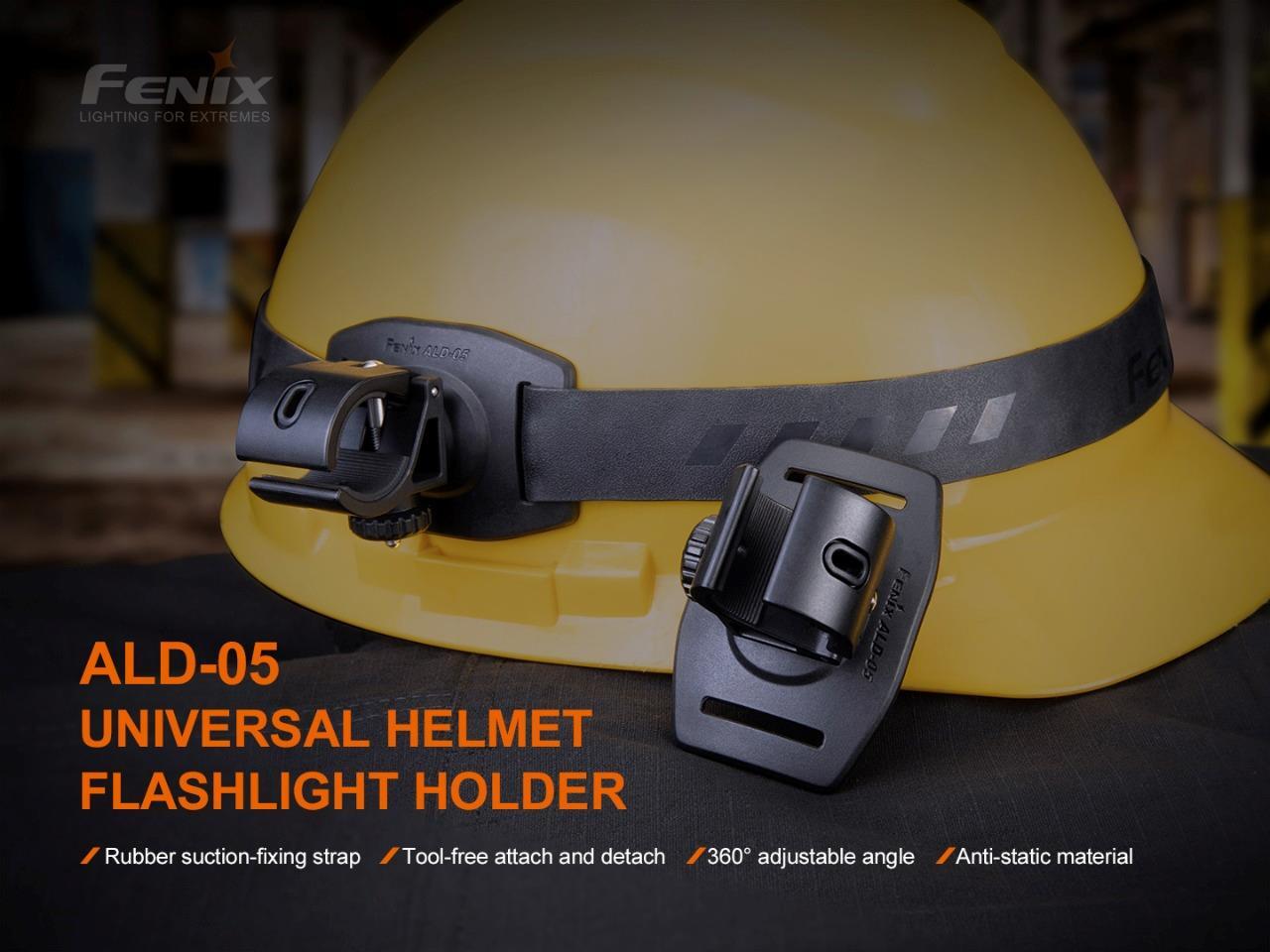 Fenix PD36R Pro 2800 Lumen rechargeable LED tactical flashlight ALD-05 helmet mt