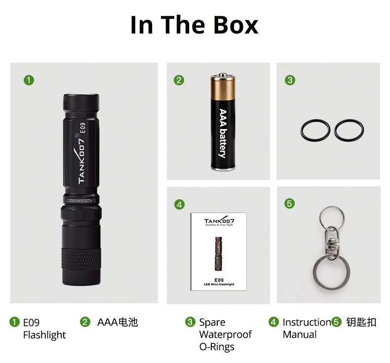Portable Super Bright LED Flashlight Pocket Mini Keychain Camping Flashlights