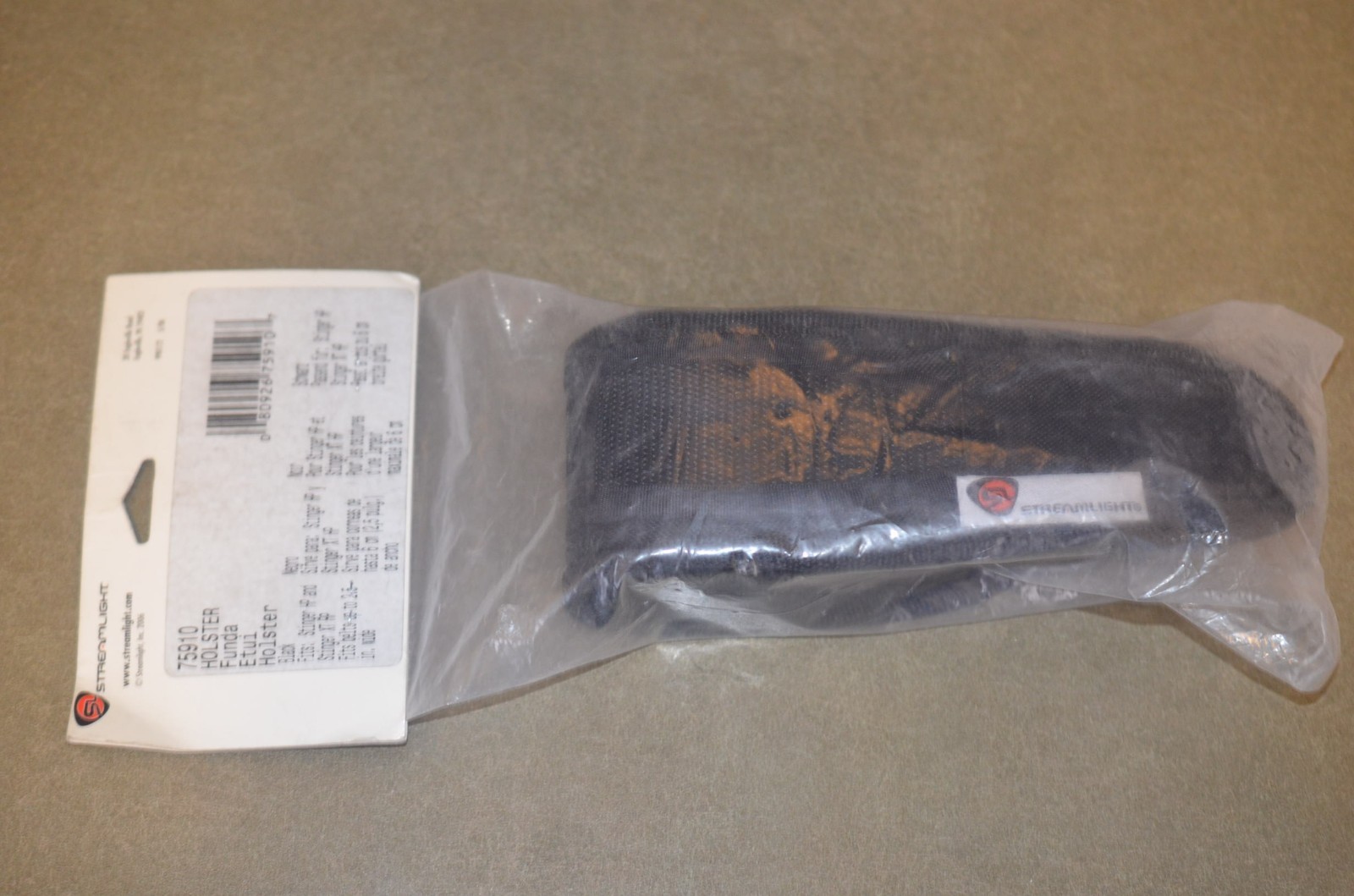 Streamlight Stinger Flashlight Nylon belt Holster 75910