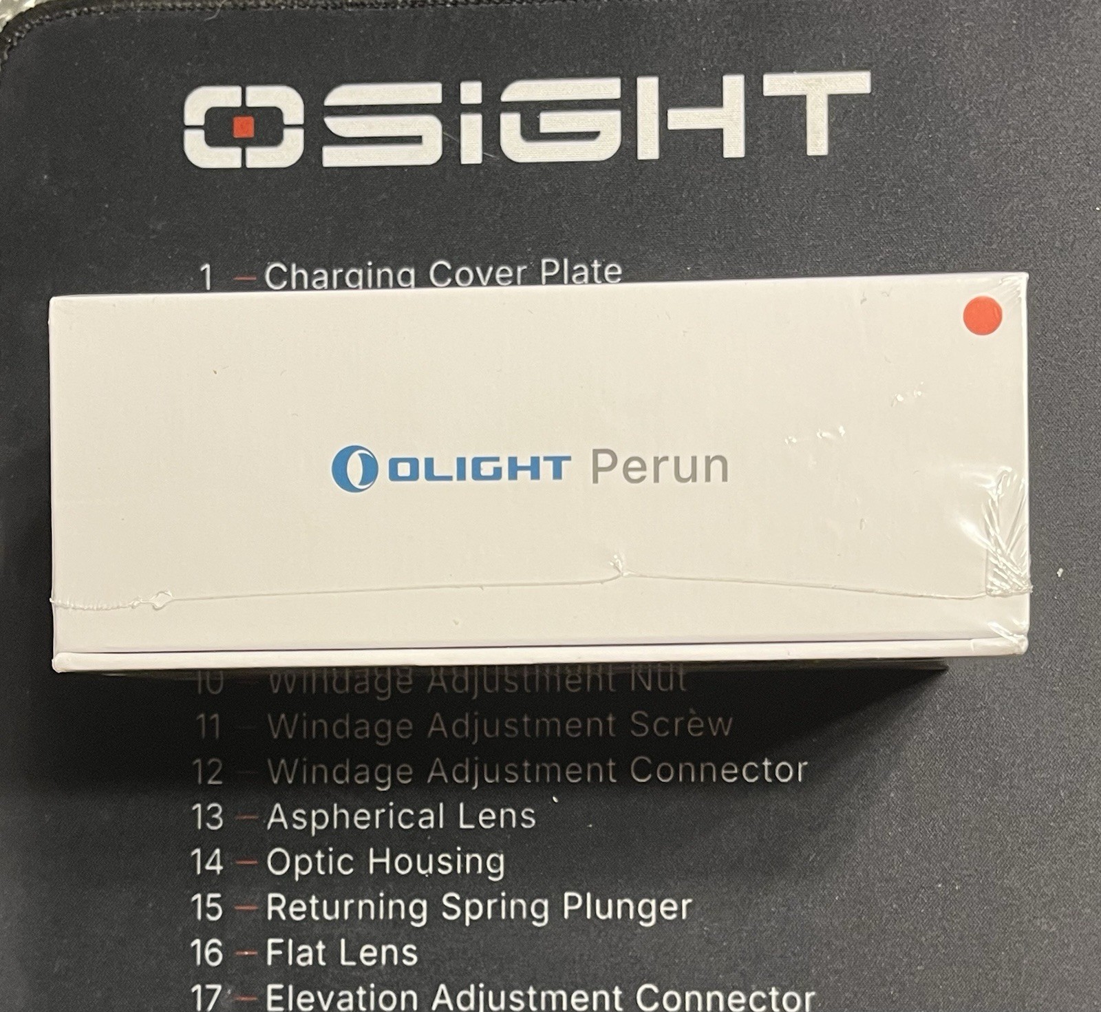 Olight Perun Blue RARE Limited Edition Neutral White NW Flashlight Sealed, BNIB
