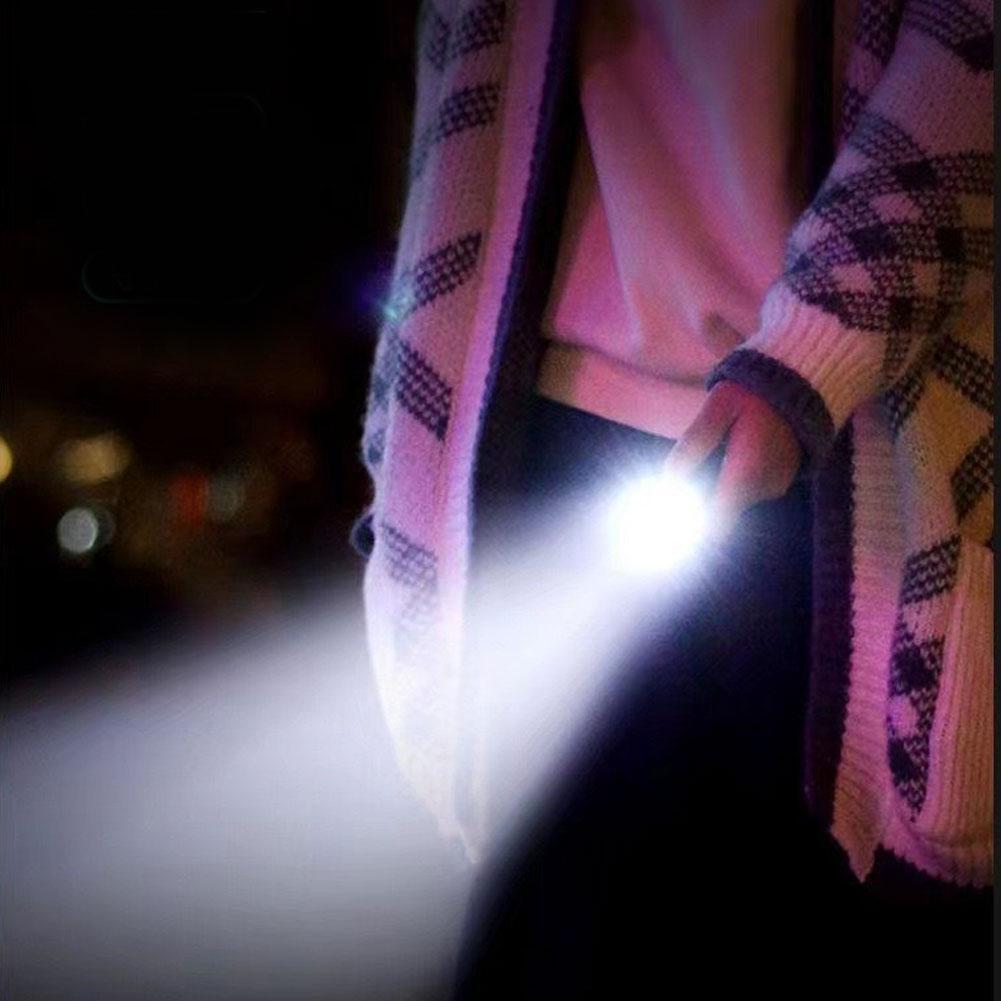 3PCS Three-Eyed Mini Flashlight Flash Super Power Waterproof Outdoor Travel