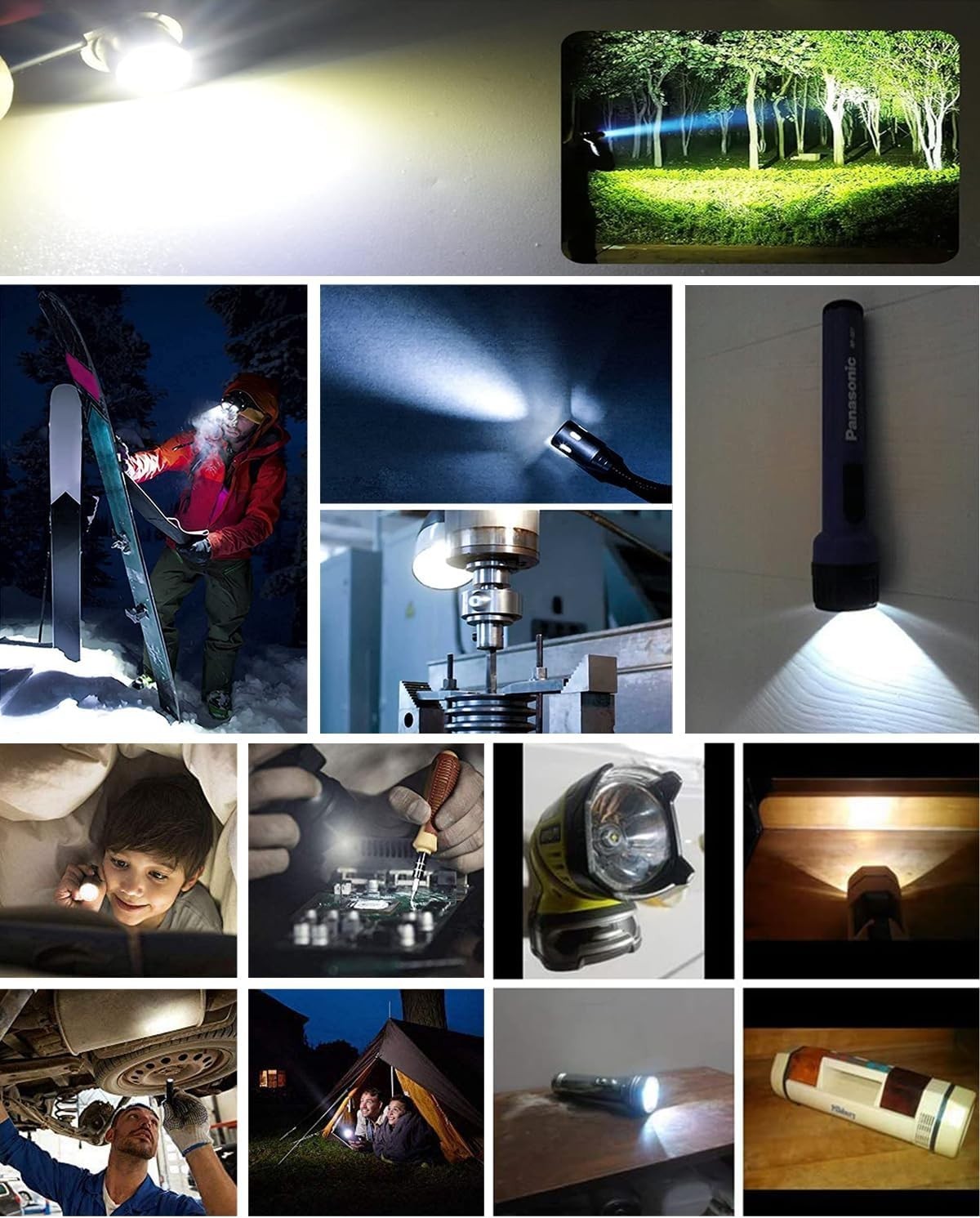 LED Maglight Bulb Replacement DC 3-30V for 3-16 C&D Cell 3W LED Flashlights, ..,