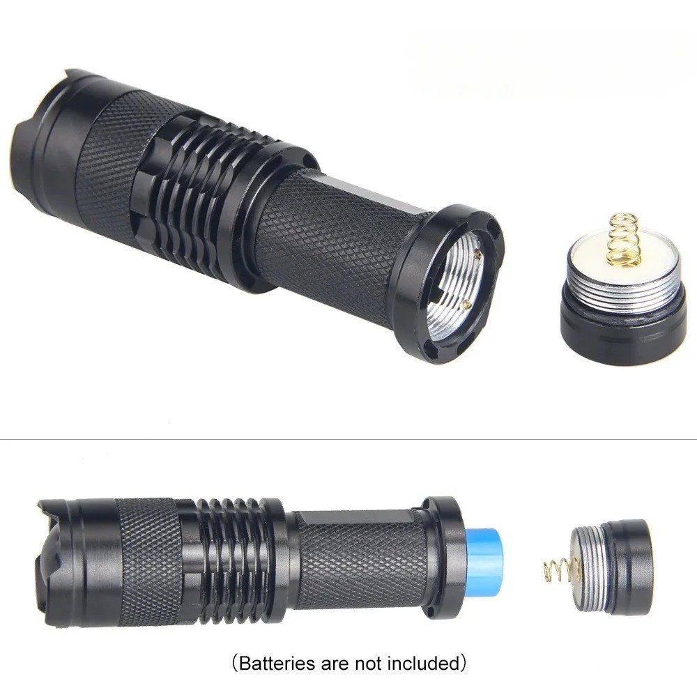 Portable UV Flashlight 395nm LED Black Light Torch Pet Urine Stain Detector Lamp