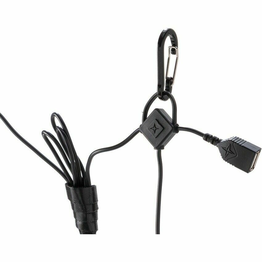 Barebones Living Edison Pendant Light Bronze USB-Powered 10-Foot Cord Carabiner
