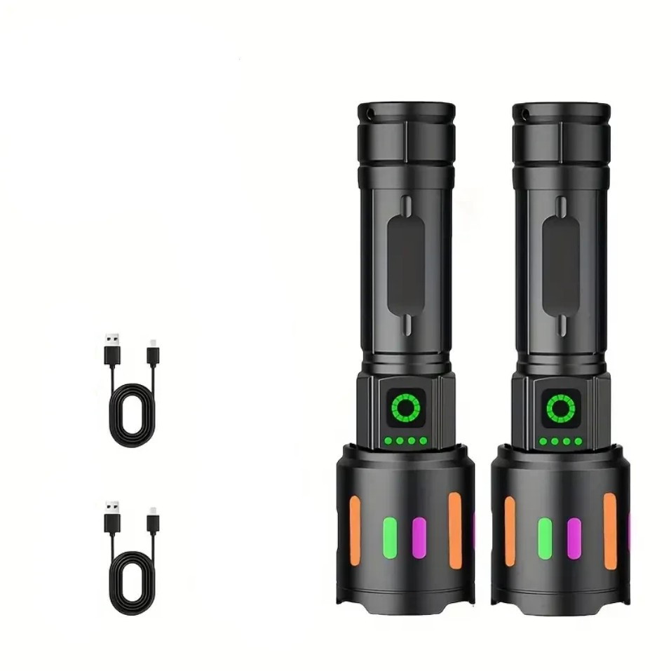 350000000 Lumen Super Bright LED Tactical Flashlight Rechargeable Work Light-*