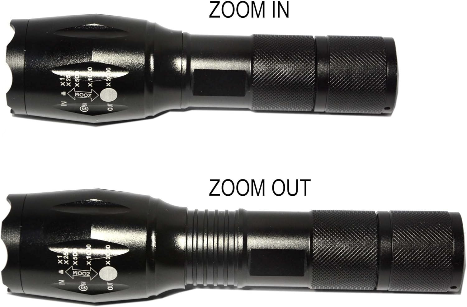 4 in 1 Multicolor Red Green Blue White Flashlight, Single Mode White Red Green B