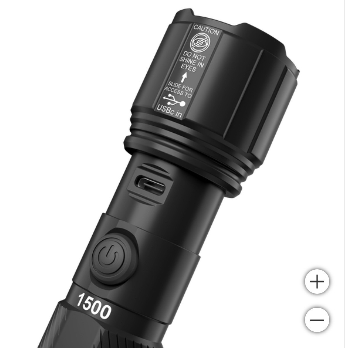 Duracell, 4 Ct – Hybrid Battery USB Rechargeable LED Flashlight | 1500 Lumens