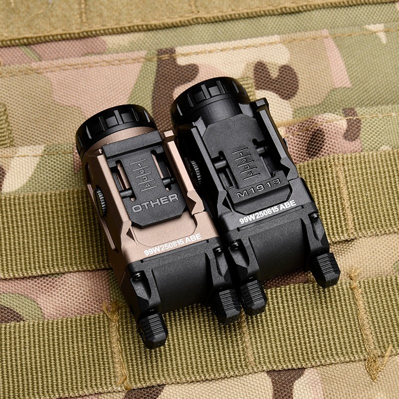 WADSN New Metal LED Tactical Flashlight 400LM Weapon Light Airsoft Mounted Light