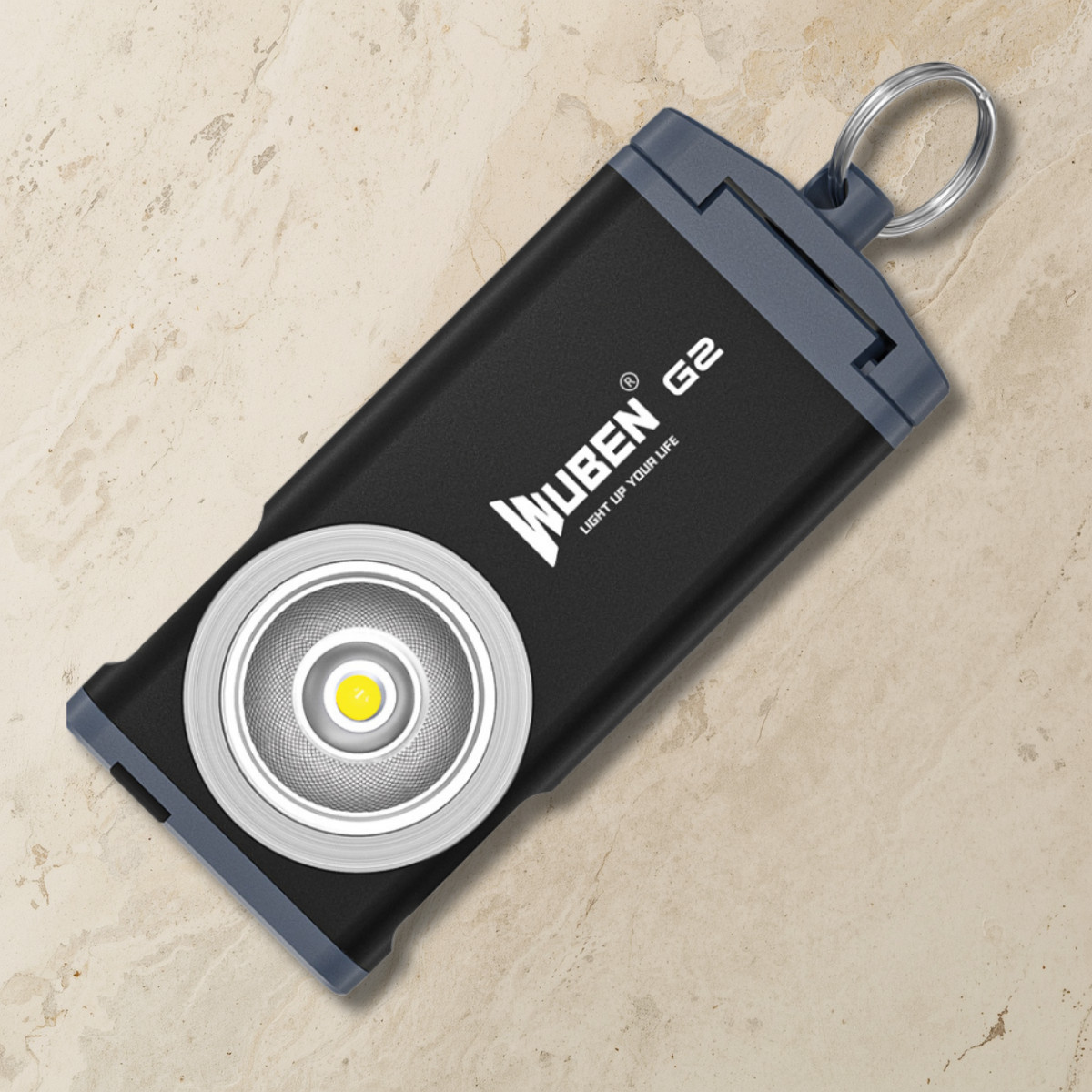 Wuben G2 Rechargeable Keychain Flashlight 500 Lumens USB-C Magnetic EDC Light