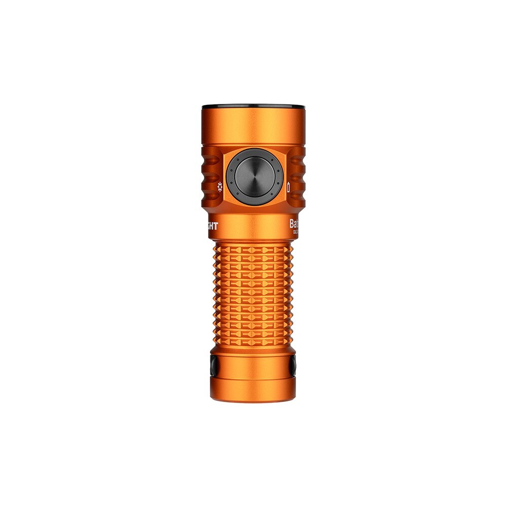 Olight Baton Turbo Orange Compact EDC Flashlight, 510m Long Range Beam, 1000 Lu
