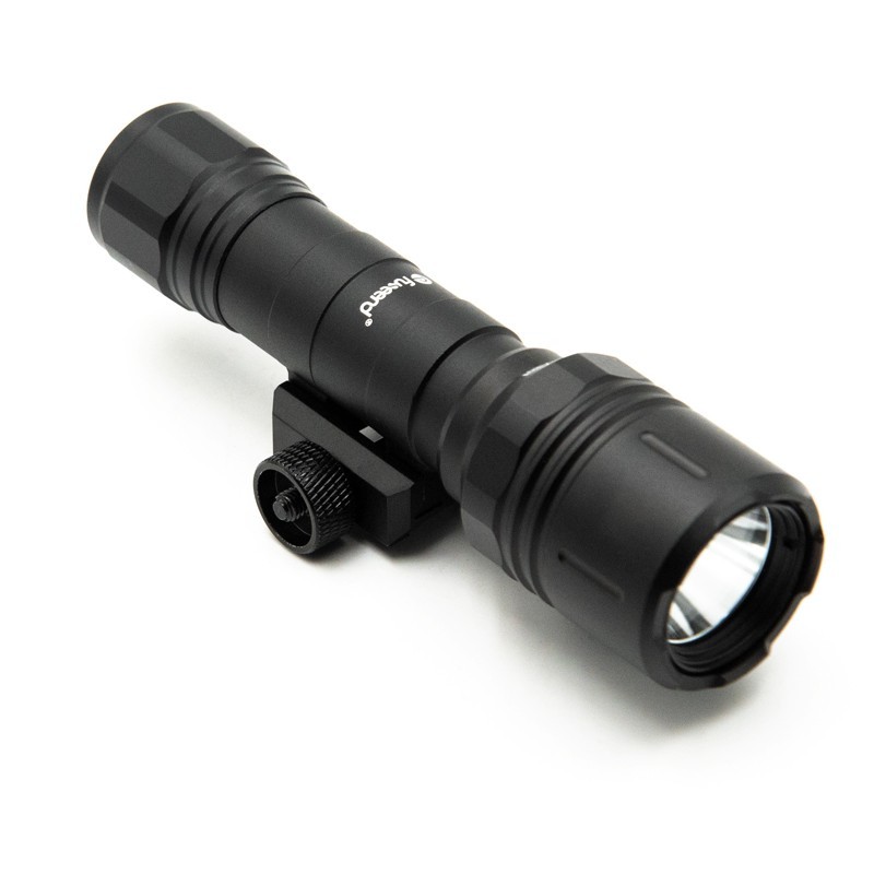 FL12W Tactical Flashlight MAX 1200 Lumens 3 Modes Push-button Tail Switch Rifle