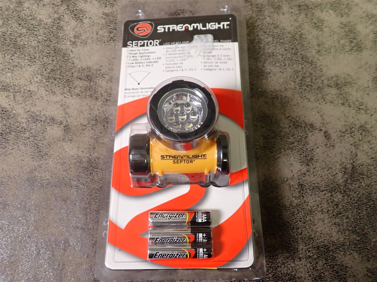 NEW Streamlight 61052 Septor LED Headlamp Flashlight (BN367)