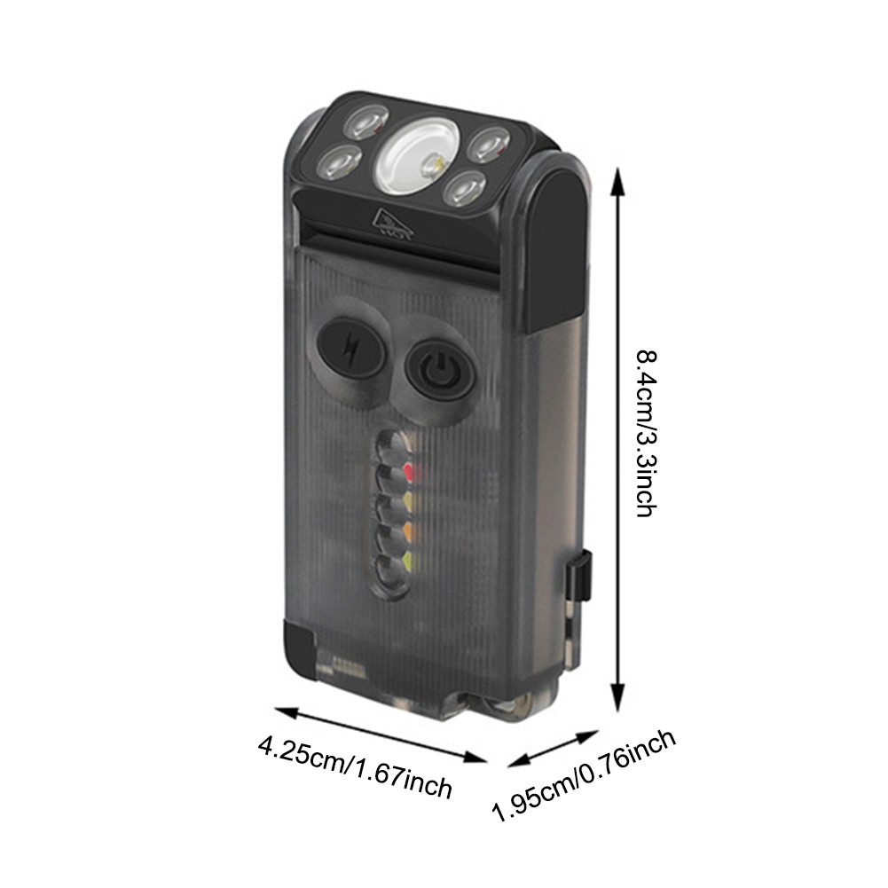 Rechargeable Flashlight, 900 Lumens Portable Light for EDC Camping, Emergency
