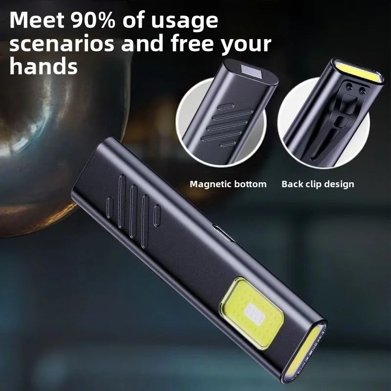 Warsun USB C Rechargeable LED Keychain Flashlight – 600 Lm Mini Torch