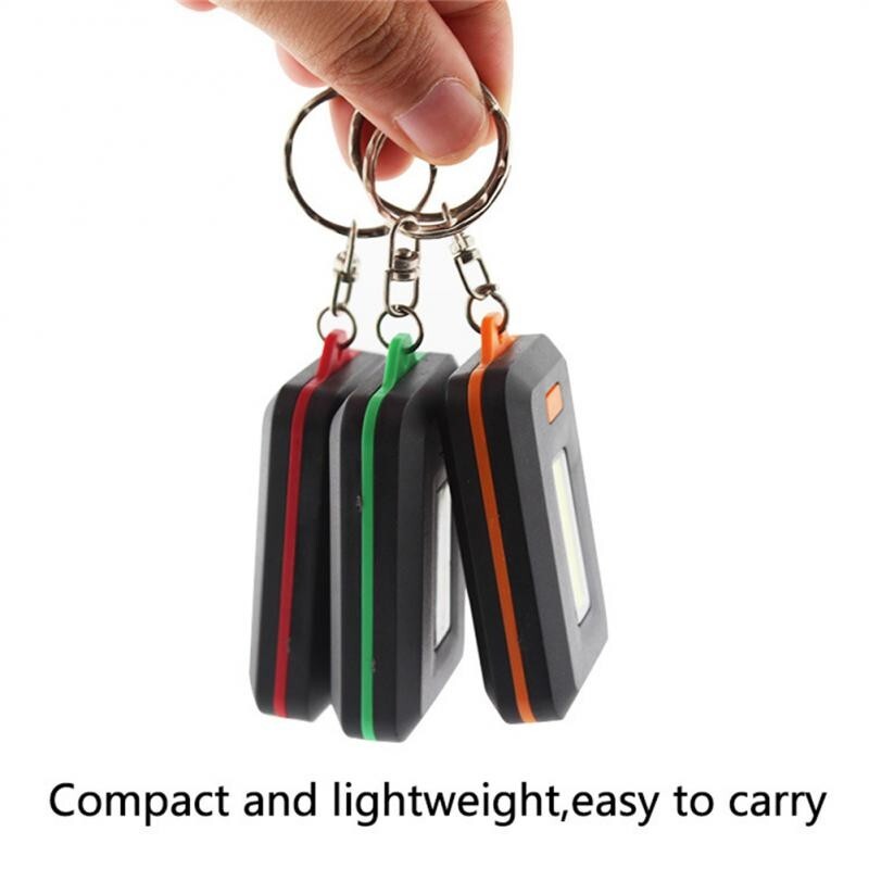 Outdoor Camping Emergency Light Mini LED Work Light Keychain free shipping