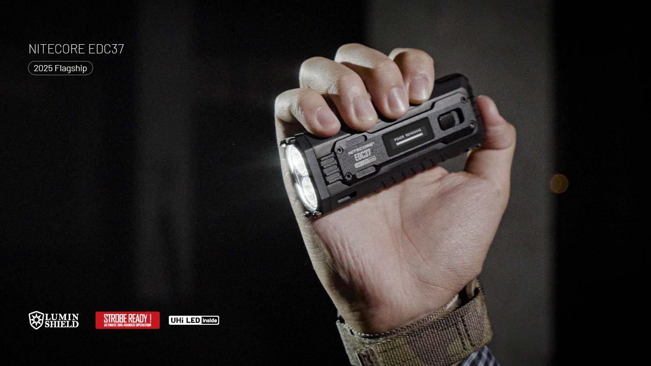 Nitecore EDC37 + EDC29 Combo: Ultimate Tactical EDC Flashlight – 8,000 Lumens