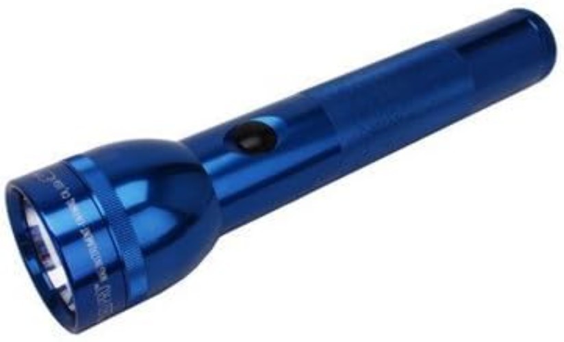 Reliable 2-Cell D Flashlight in Elegant BLUE – Ideal for Camping & Emergencies