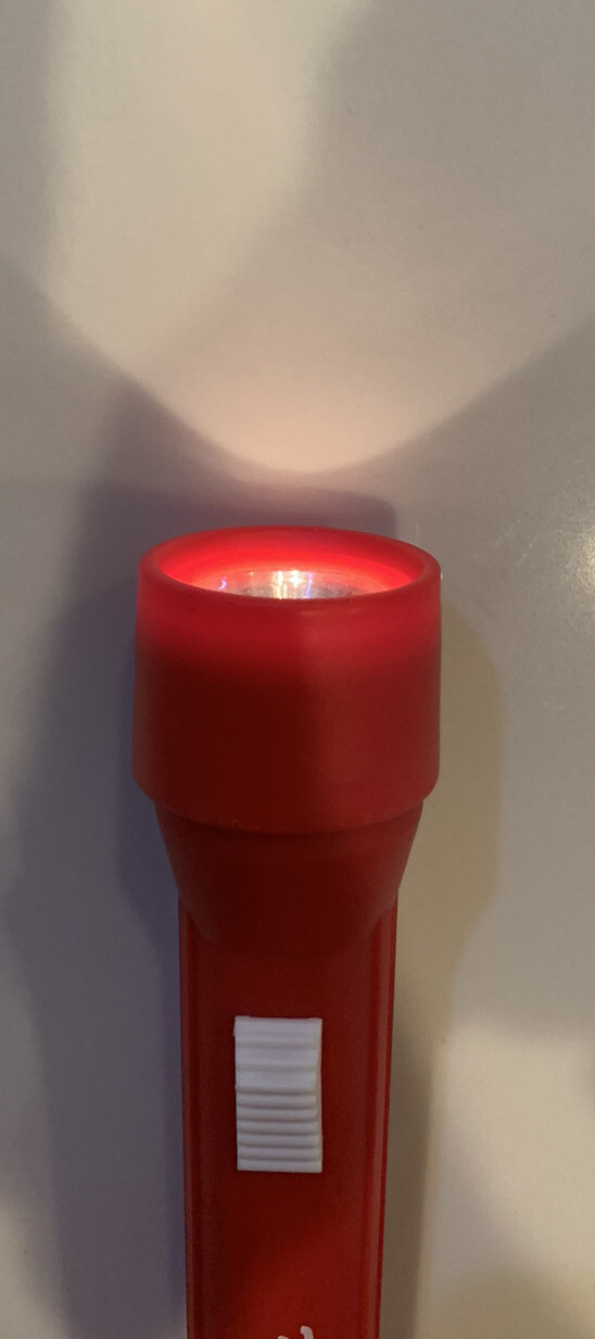 The Cherry Hut Branded Flashlight (Red)