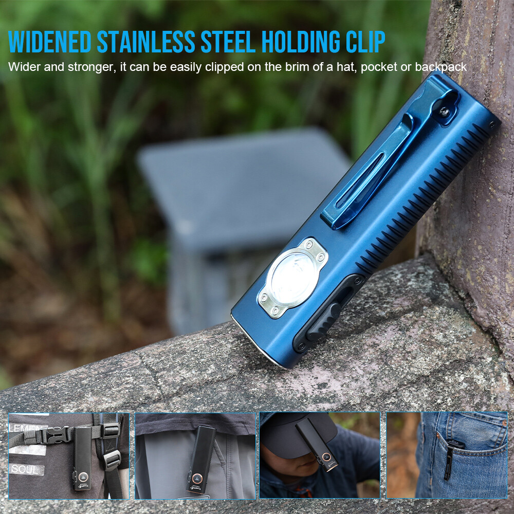 TRUSTFIRE MINI X3 Rechargeable Magnetic Flashlight With 4 Modes Powerful Bright