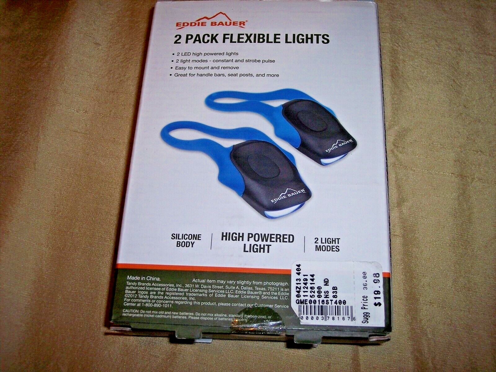 Flexible Lights Great for Handle Bars,Seat Post, Eddie Bauer 2 LED Lights