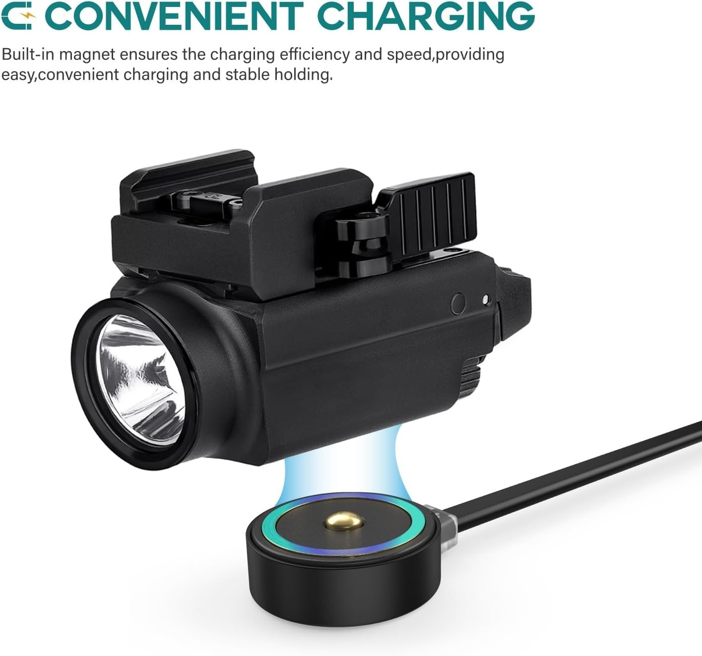 MCC S Magnetic Charging Cable Only Compatible with Olight Flashlight Baldr RL…