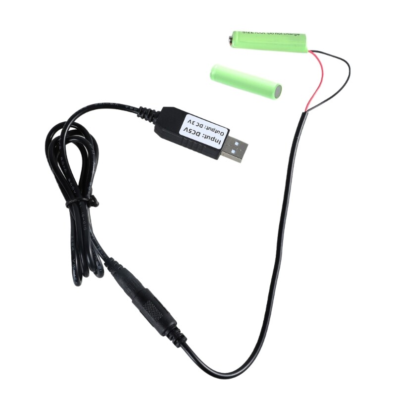 USB 5V to 3V LR03 Eliminators Power Supply Adapter for Remotes