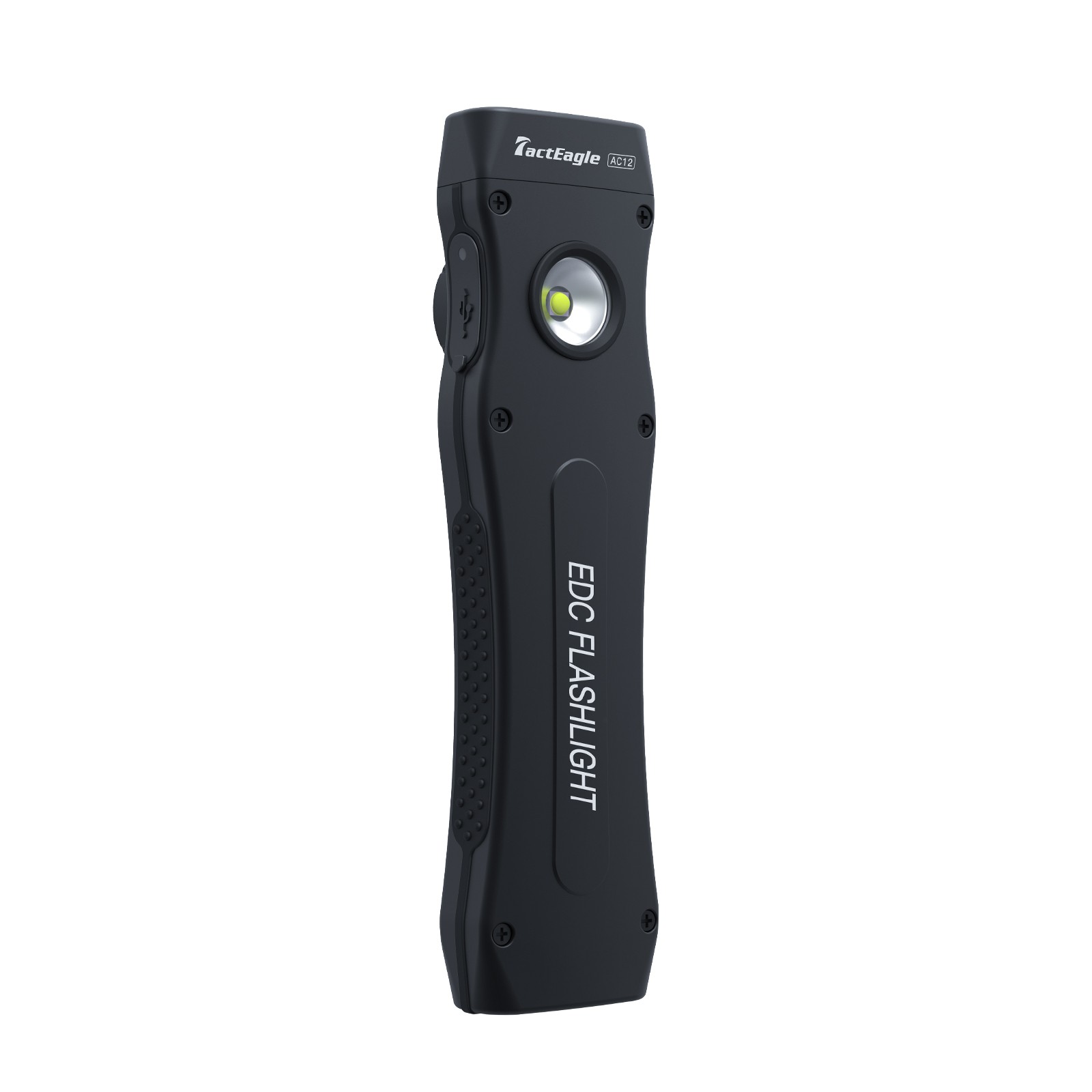 Tacteagle EDC Rechargeable Flat Super Bright LED Flashlight 1000 Lumens Magnetic