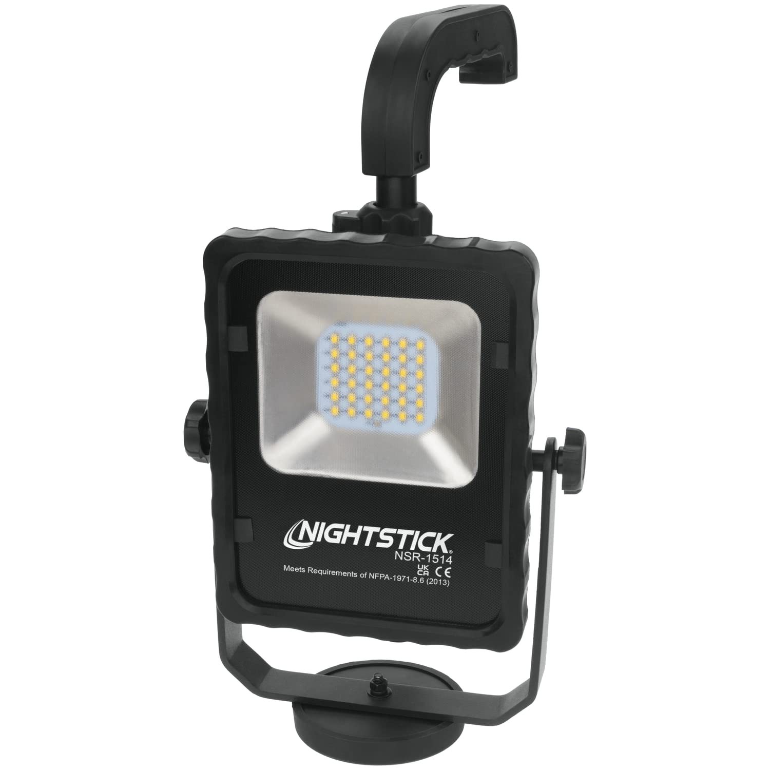 Nightstick NSR-1514 Rechargeable LED Area Light with Magnetic Base Black
