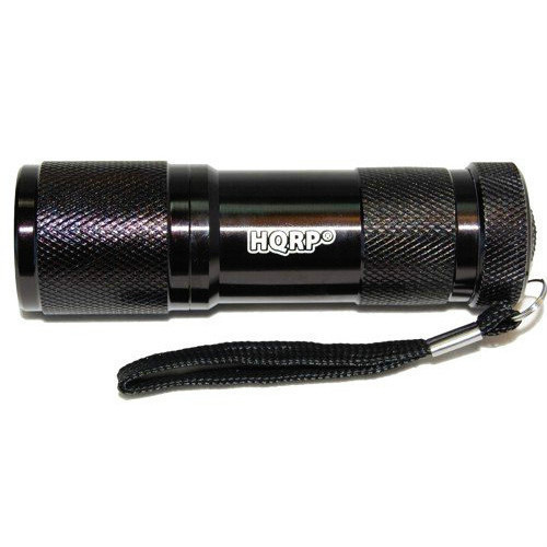 HQRP UV Long Wave Black Fluorescent Light 365nm Gems Stones Jewelry + Glasses