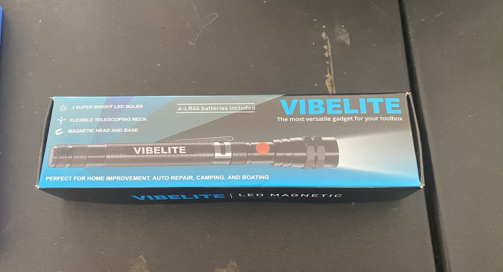VIBELITE Magnet 3 LED Magnetic Pickup tool Telescoping Flexible Extensible Le…