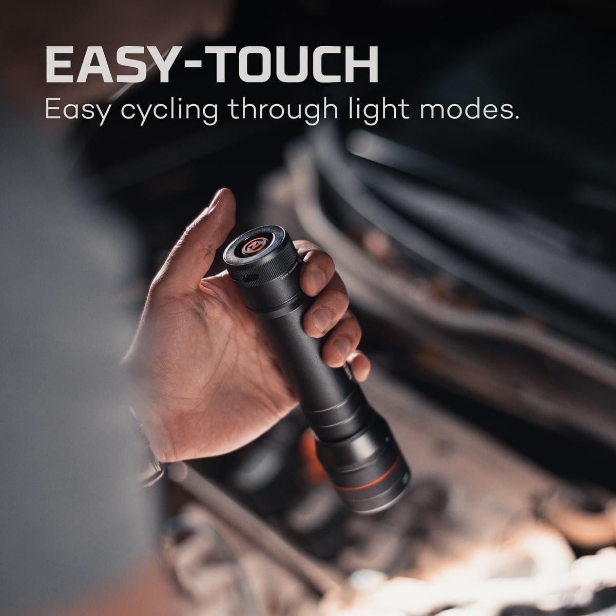Powerful LED HandheldFlashlight AA Battery Powered Compact Waterproof Flashlight