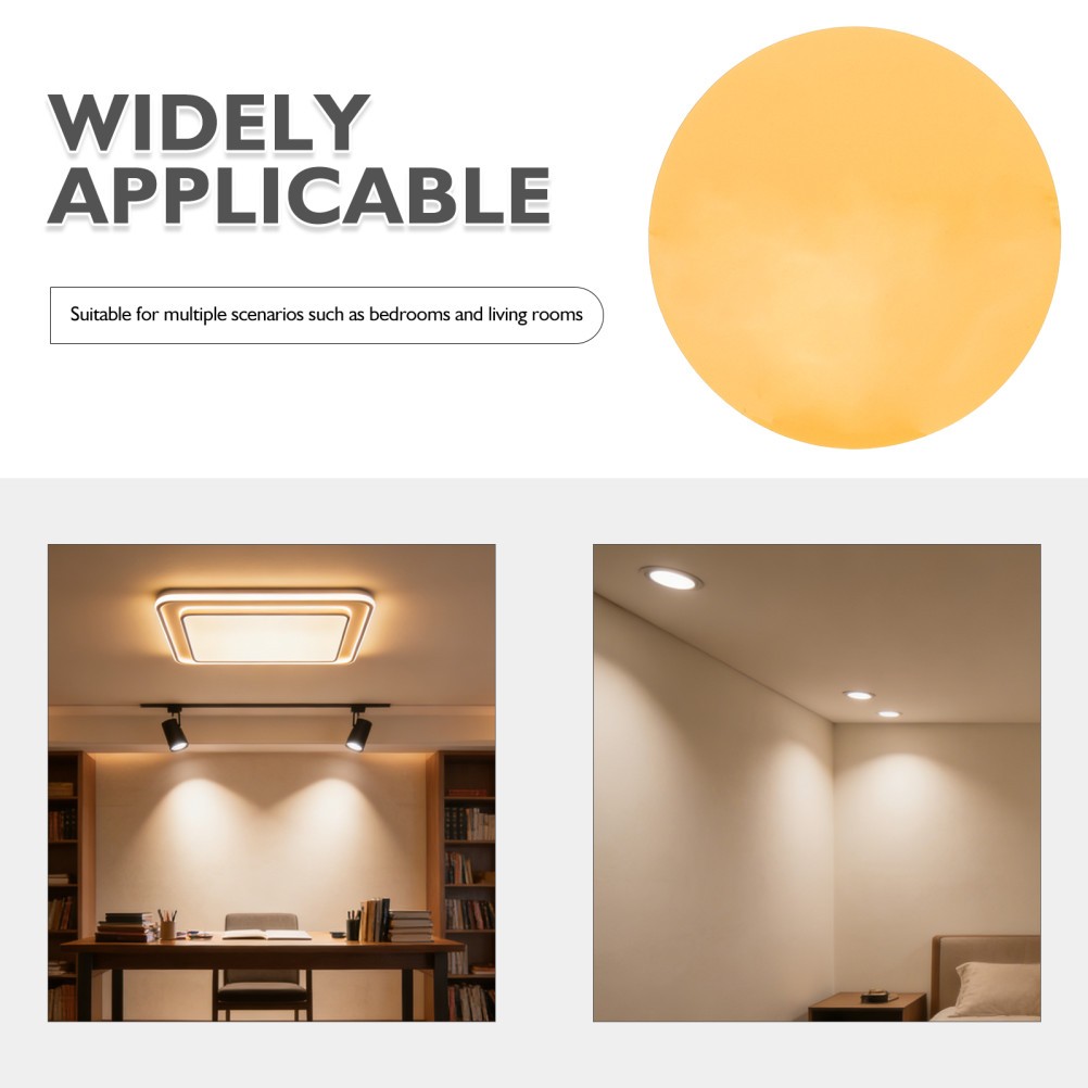 10 Pcs Adhesive Light Diffuser Film Ambient Lighting Gel Stickers
