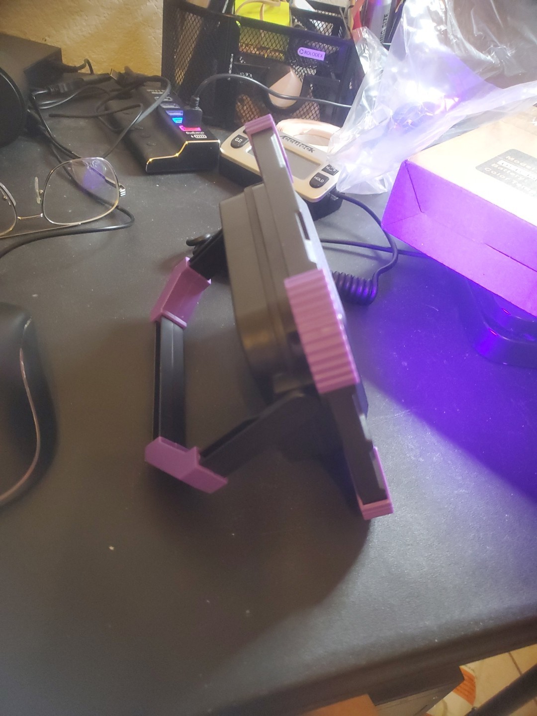 400nm Rechargeable LED Black Light 3.7v/6000MAH 60 LED