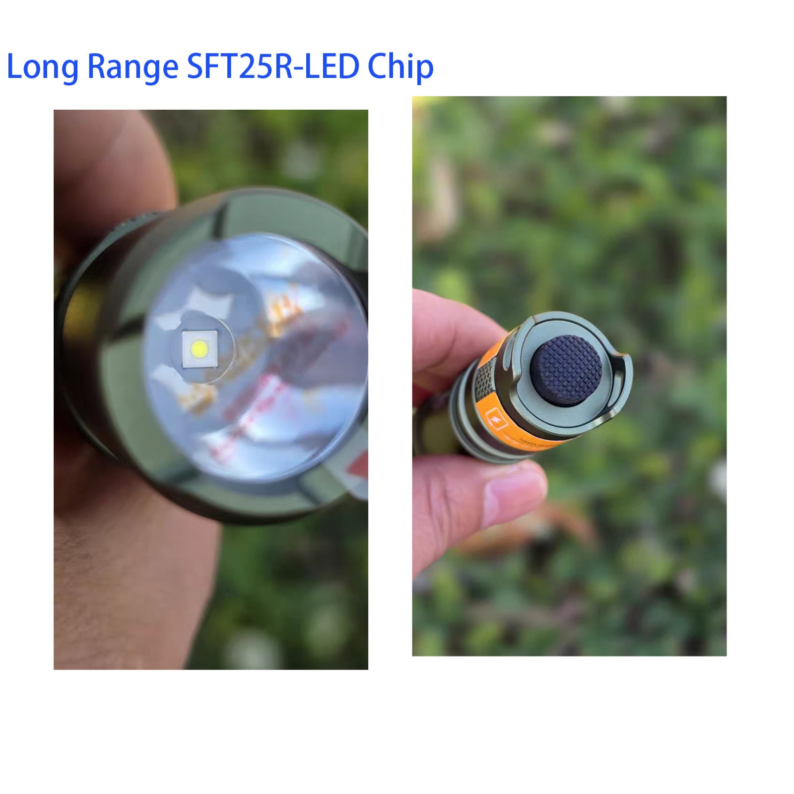 Manker Light MC11-III Dual Switch Tactical Flashlight 1400Lumen SFT25R-LED Green