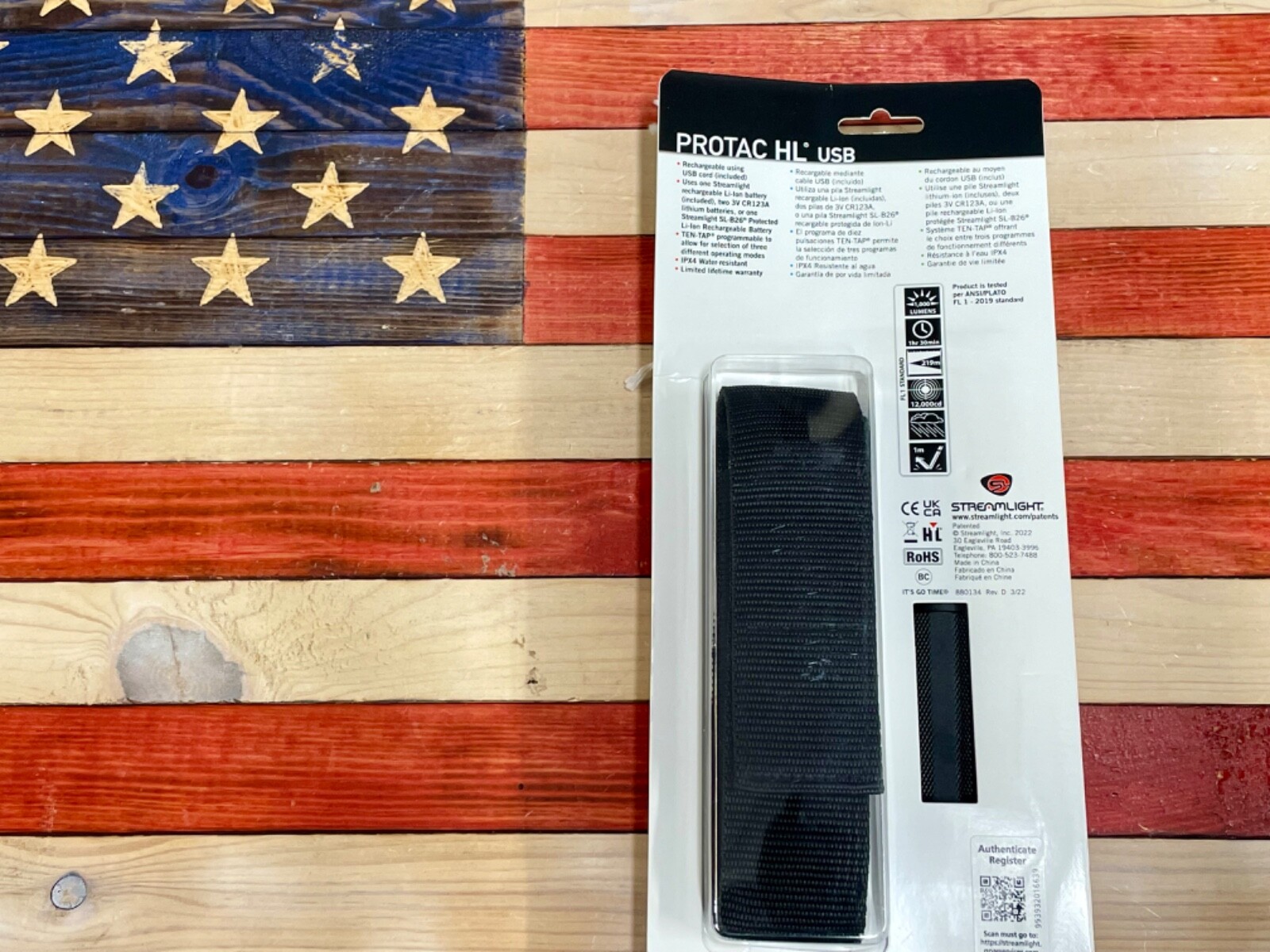 Streamlight Lumen Professional Tactical Flashlight with High/Low/Strobe and…