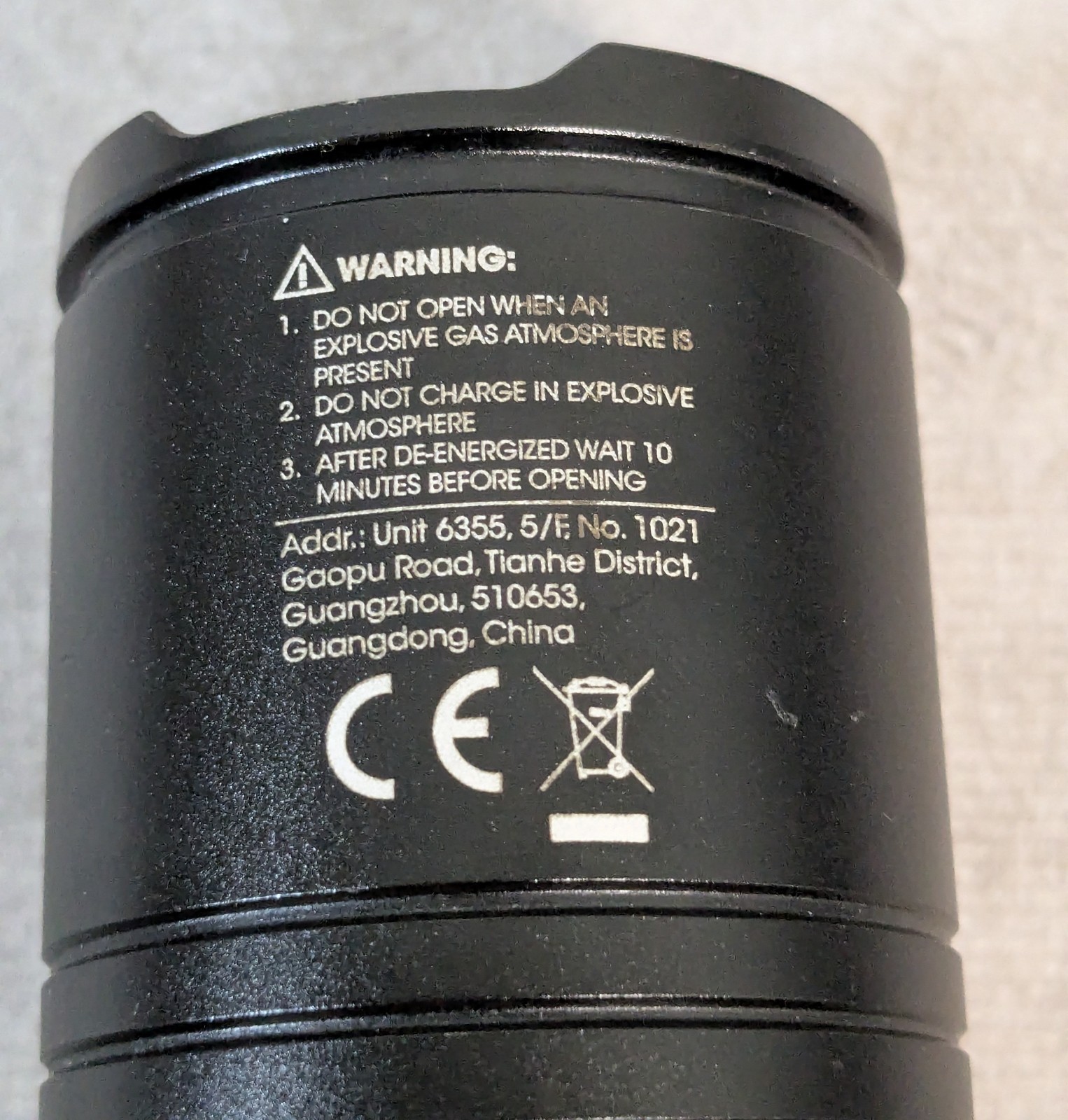 Nitecore EF1 ATEX Explosion Proof LED Flashlight Industrial Safety Light