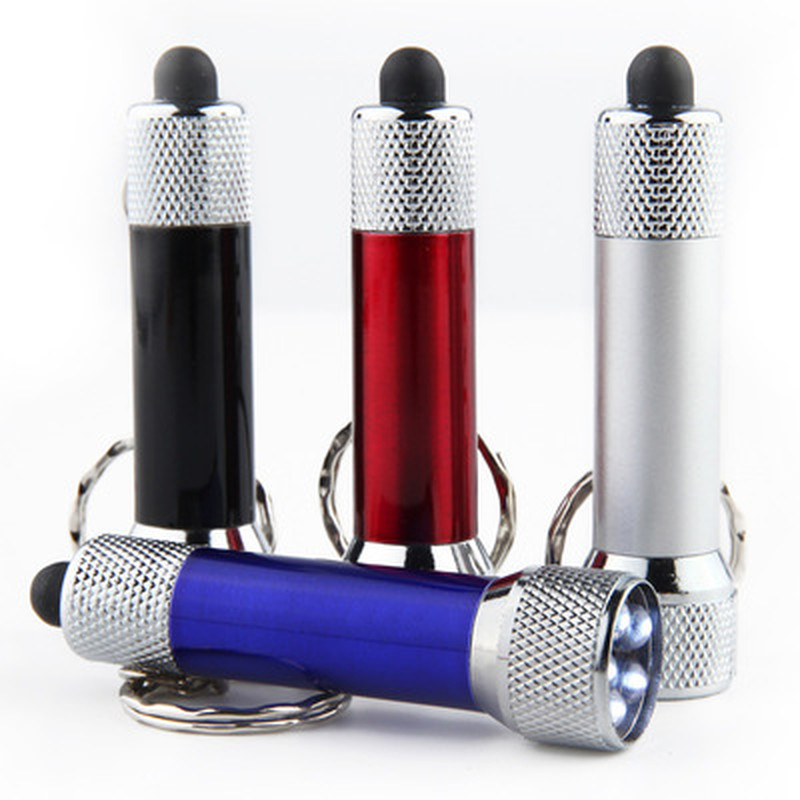 Mini LED Keychain Flashlight Aluminum Torch Pocket Light Camping Emergency Lamp