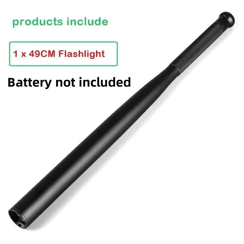 Heavy Duty LED Flashlight Long Tactical Torch Super Bright Waterproof Aluminum