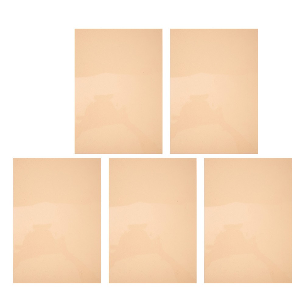 5 Sheets Photo Filters Transparent Led Screen Light Color Film Gel Cover